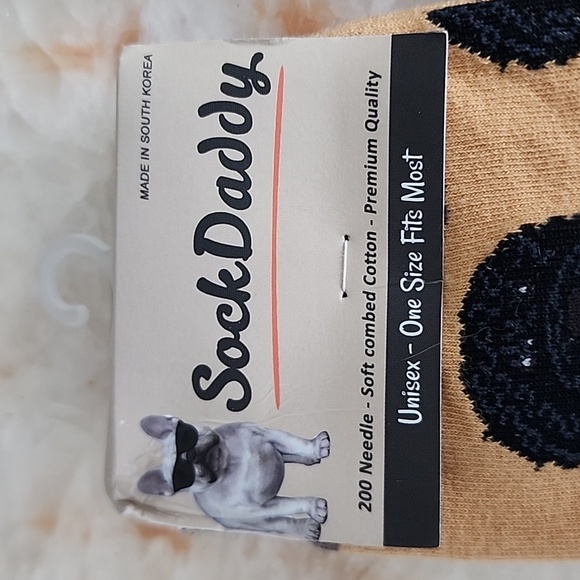 Sock Daddy Black Labradoodle Socks - Fun Unisex Socks, Set Of 2 pairs - Picture 3 of 7